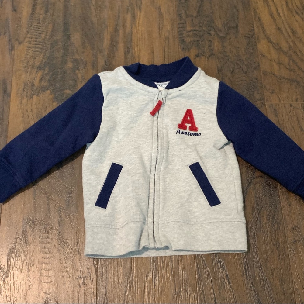 NWOT Carters Zip up sweater babies